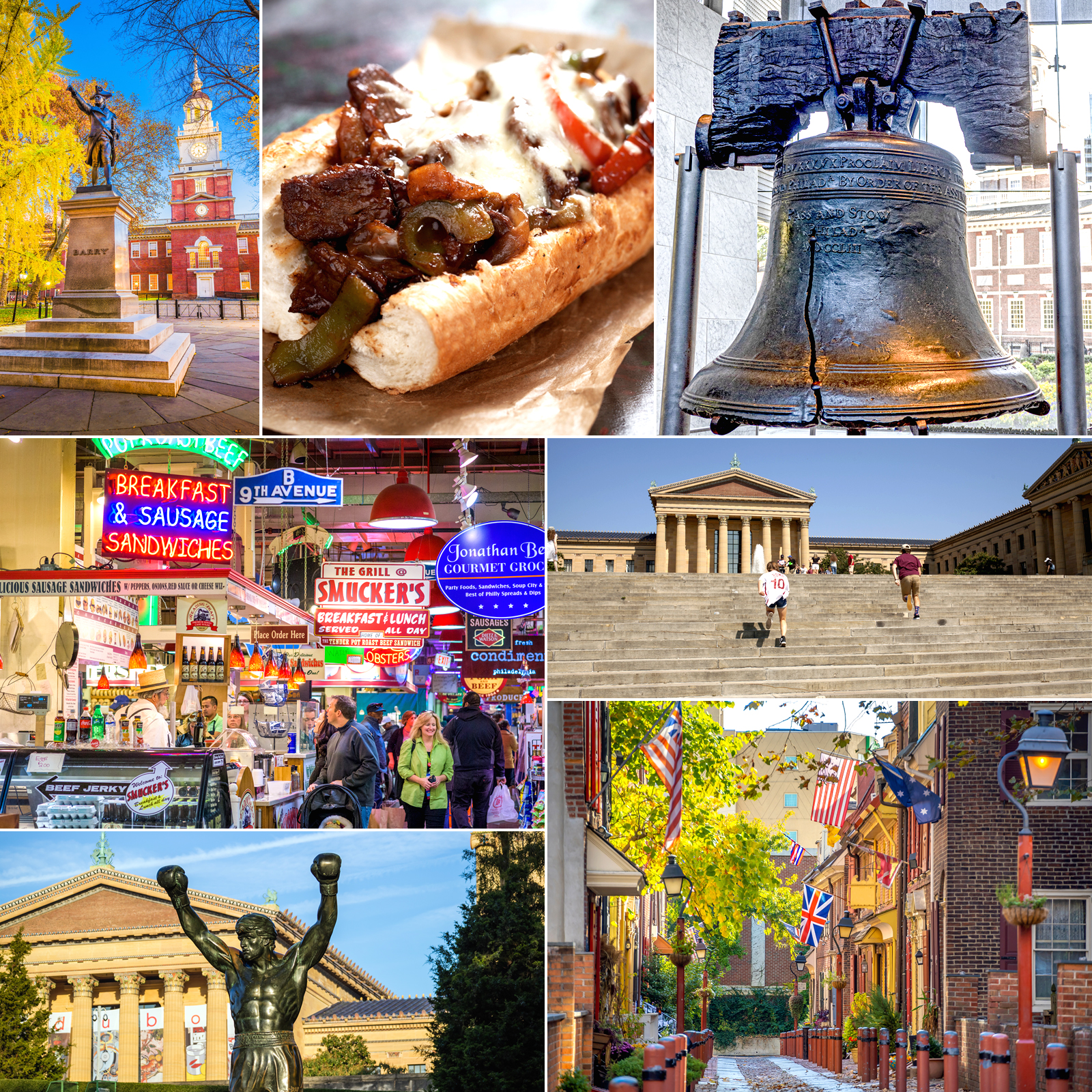 collage image Philadelphia